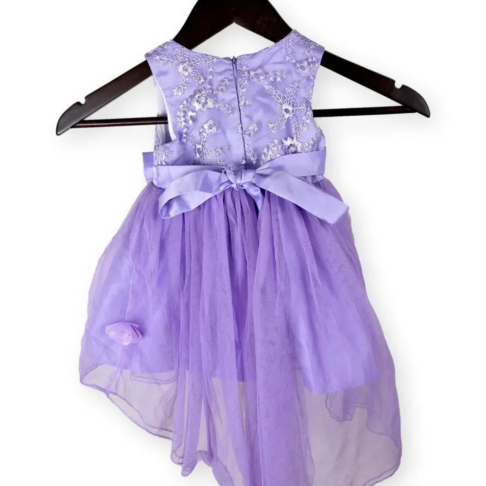 Shein Girls Purple Lavender Party Dress Sleeveless 68 (3-6 months)
